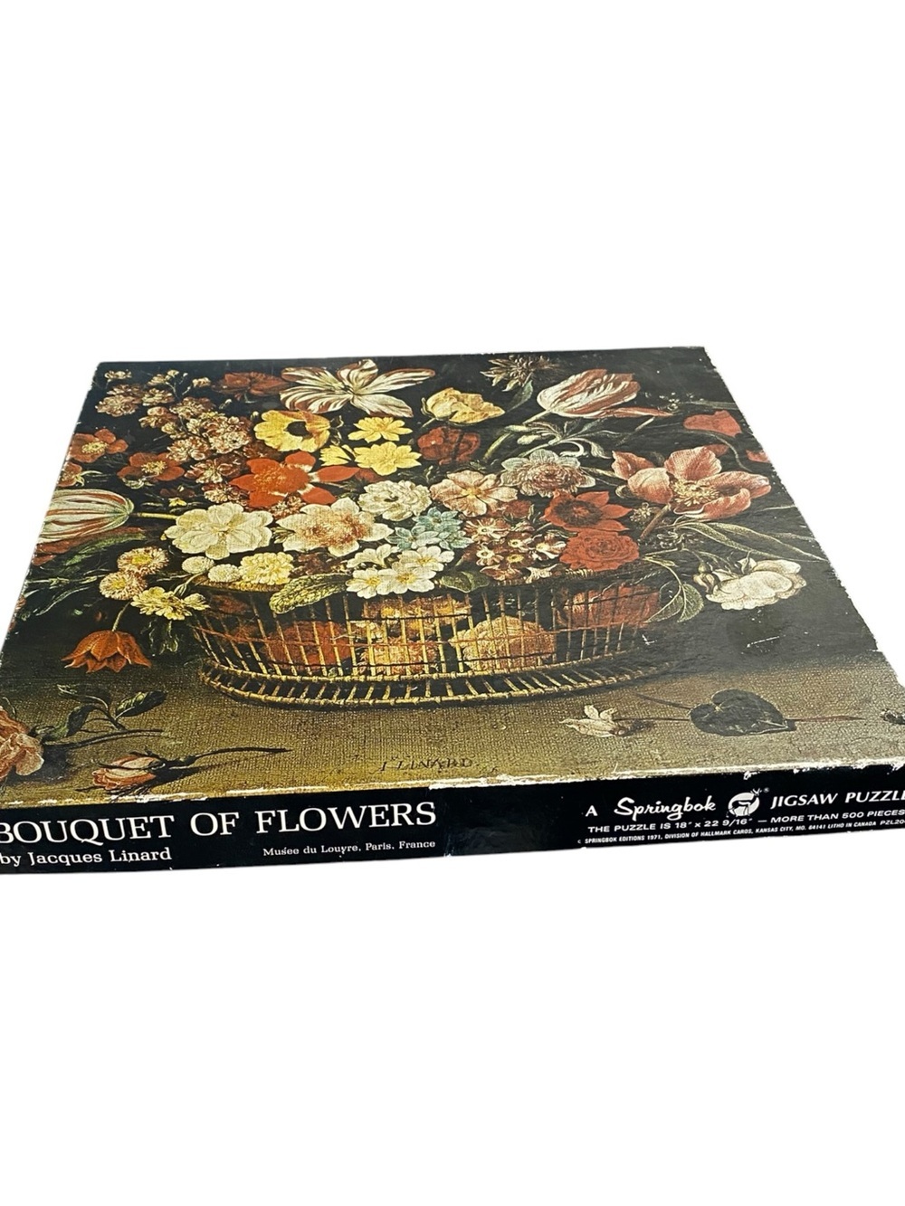 Vintage 1971 Springbok jigsaw puzzle Bouquet of Flowers artist Jacques Linard - Picture 2 of 7